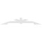 Ekena Millwork Vanguard Architectural Grade PVC Gable Bracket, 84"W x 14"H x 2"D x 4"F, 4/12 Pitch GBP084X14X0204VAN00 - alternate 5